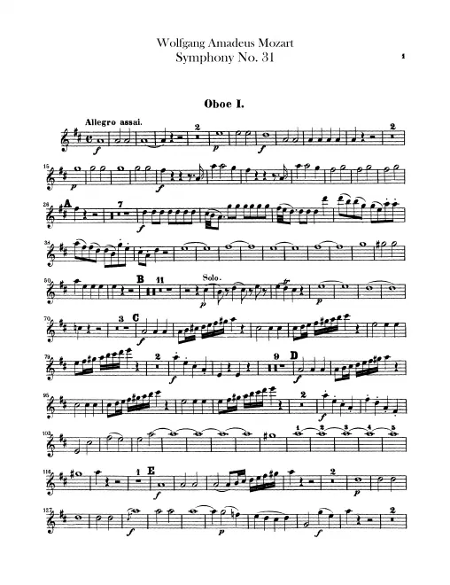 Oboe 1, 2