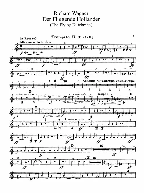 Trumpet 2 (B/C/D/E/F)