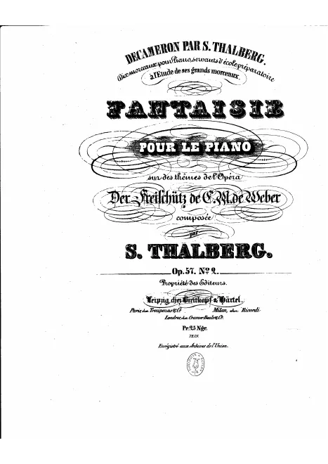 2. Fantaisie sur 'Der Freischütz' (1845)
