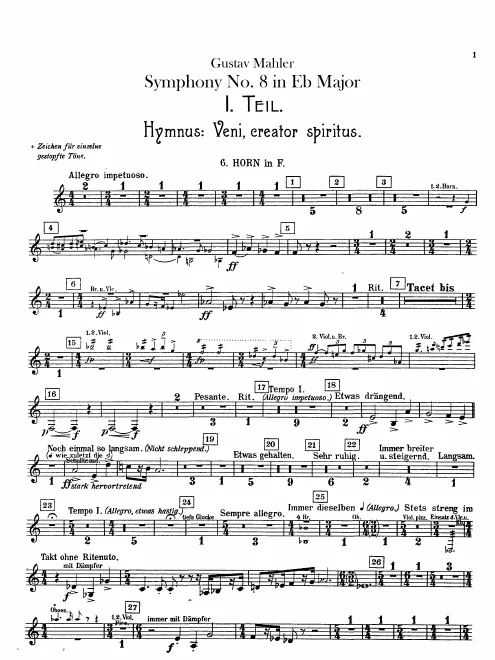 Horn 6 (F)