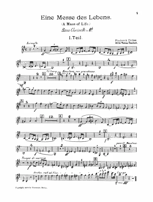 Bass Clarinet (B)