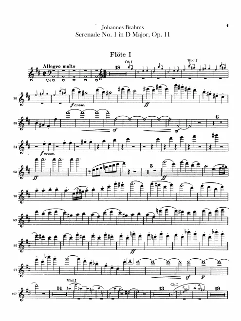 Flute 1, 2