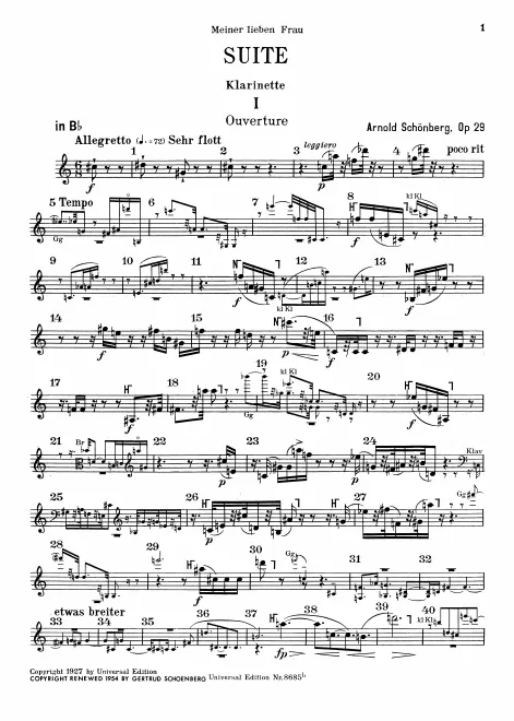 Clarinet (B♭/A)