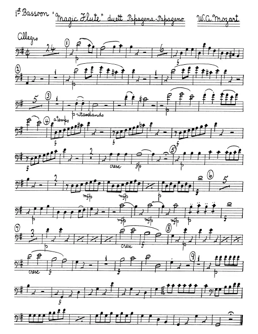 Bassoon 1, 2