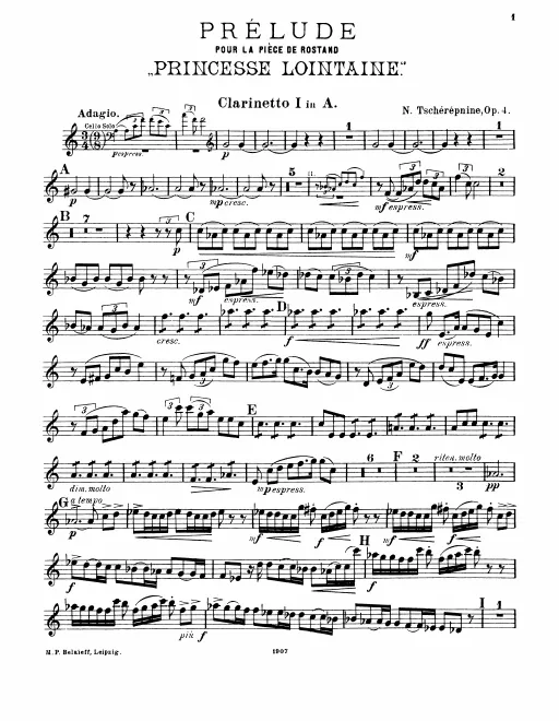 Clarinet 1, 2 (A)