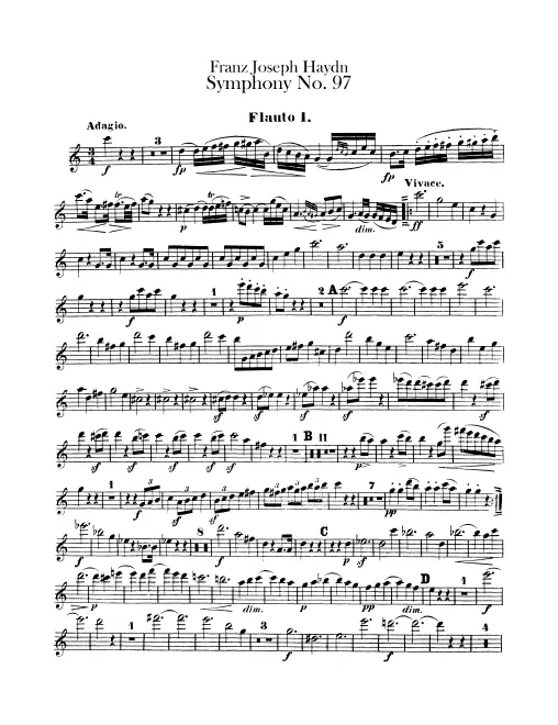 Flute 1, 2