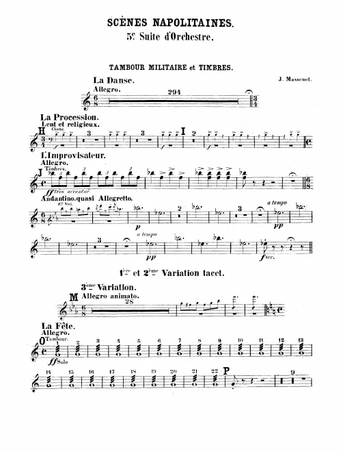 Snare Drum/Glockenspiel, Tambourine/Triangle/Bell, Bass Drum/Cymbals