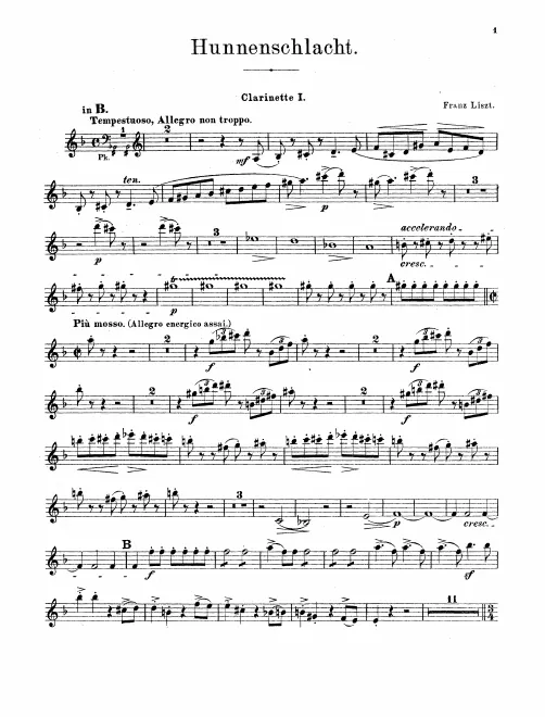 Clarinet 1, 2 (B)