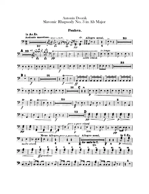Timpani, Triangle, Cymbals / Bass Drum