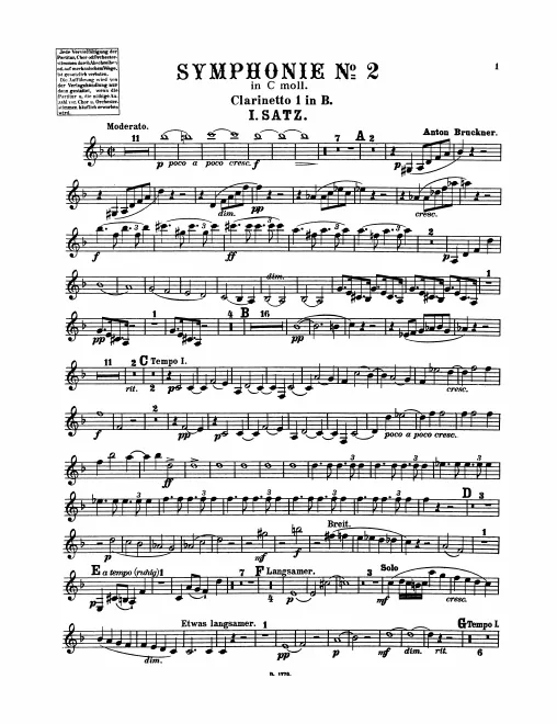Clarinet 1, 2 (B)
