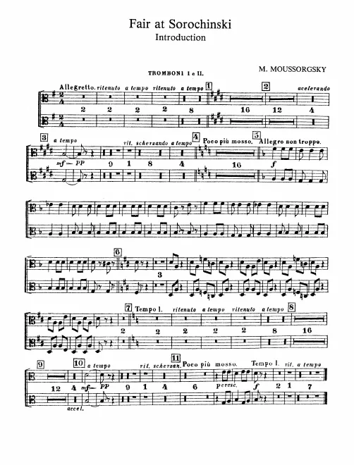 Trombone 1/2, 3/Tuba