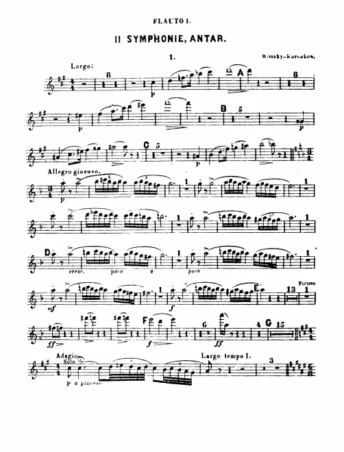 Flute 1, 2, 3/Piccolo