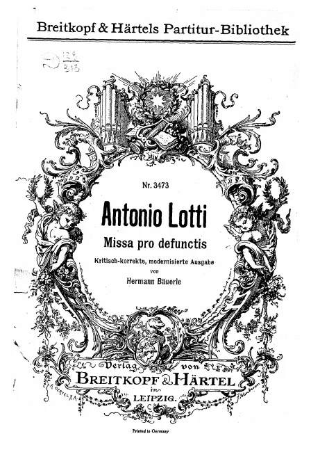 Complete Scores and Parts