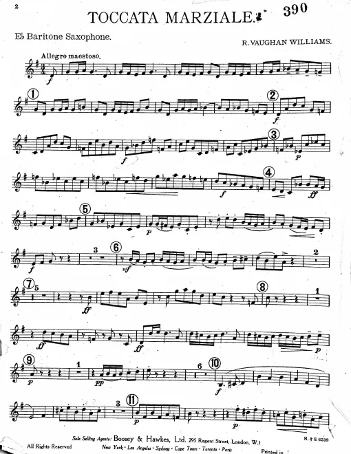 Baritone Saxophone (E)
