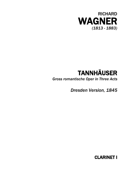Clarinet 1 (A)