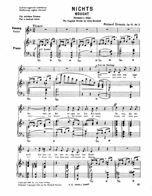 Complete Score (medium voice, )
