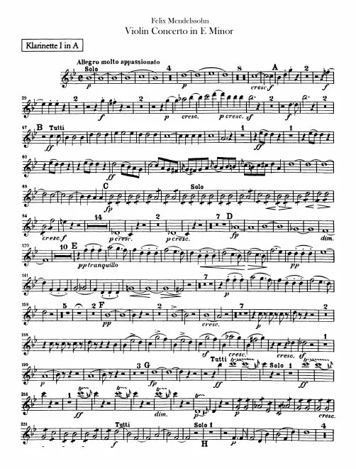 Clarinet 1, 2 (A)
