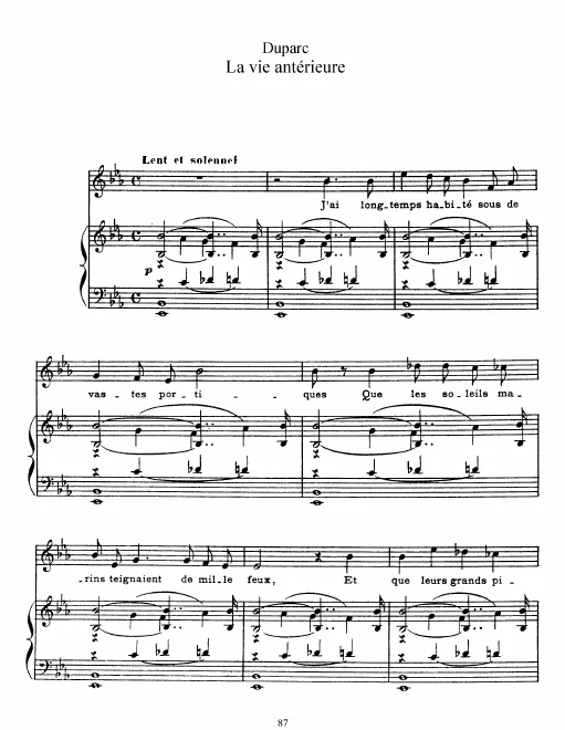 Complete Score (high voice, in E♭ major)