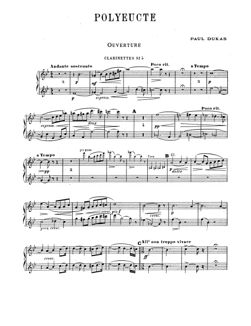 Clarinet 1/2, Bass Clarient (B)