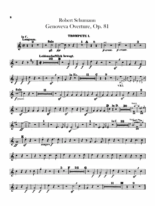 Trumpet 1, 2 (C)