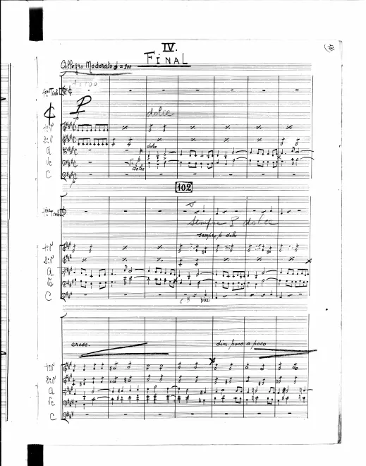 IV. Finale: Allegro moderato
