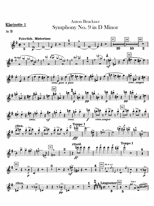 Clarinet 1 (B, A)