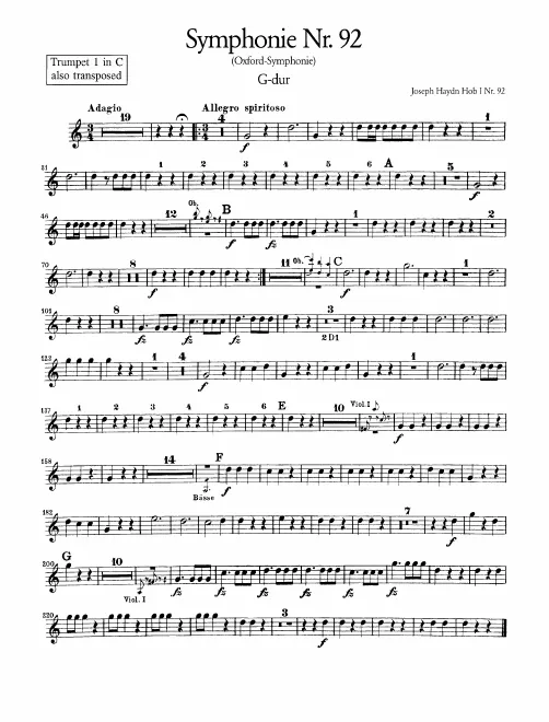 Trumpet 1, 2 (C)