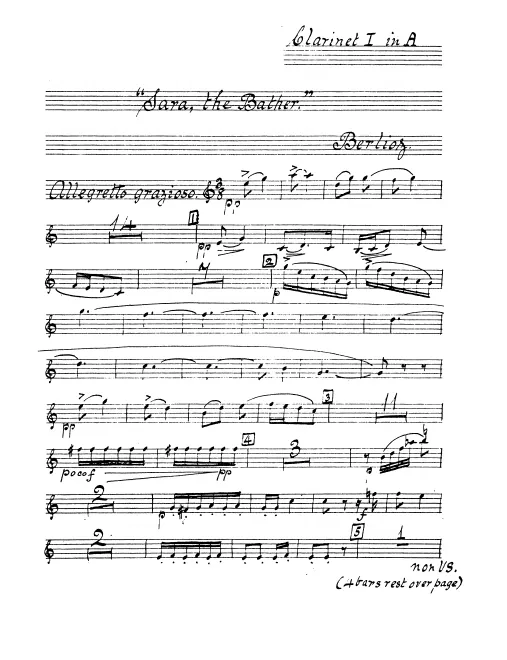 Clarinet 1, 2 (A)