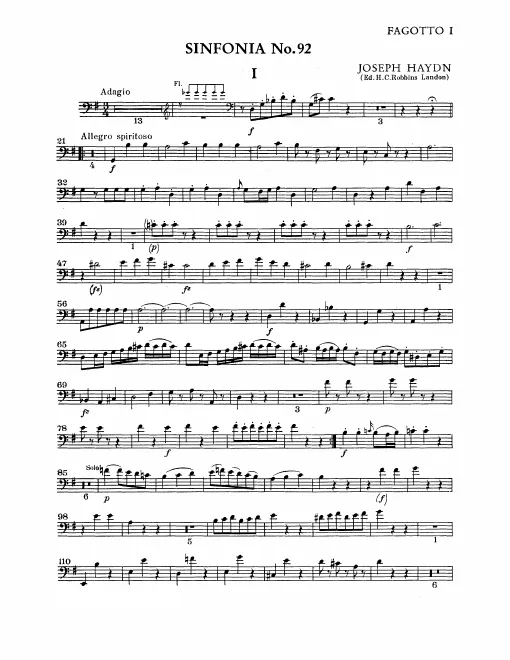 Bassoon 1, 2
