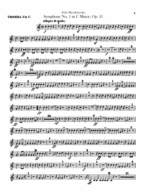 Trumpet 1, 2 (C)