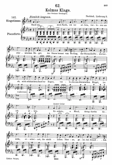 Complete Score (Original / High Voice, )