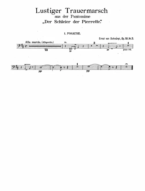 Trombone 1, 2, 3, Tuba
