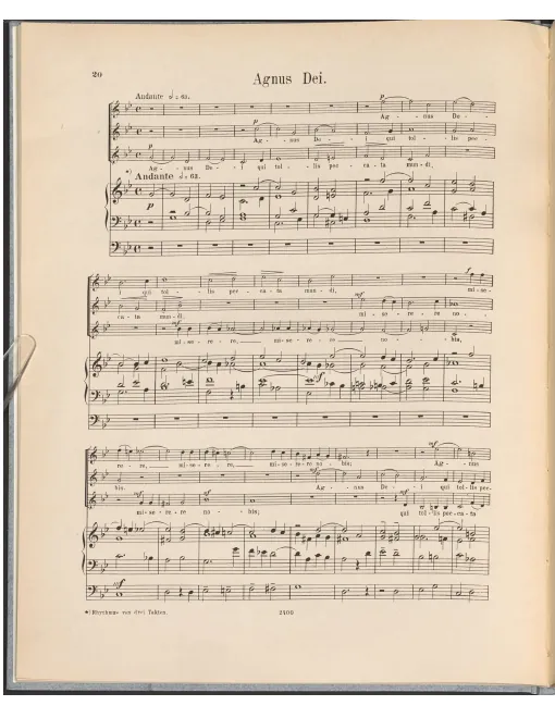 V. Agnus dei and Dona nobis