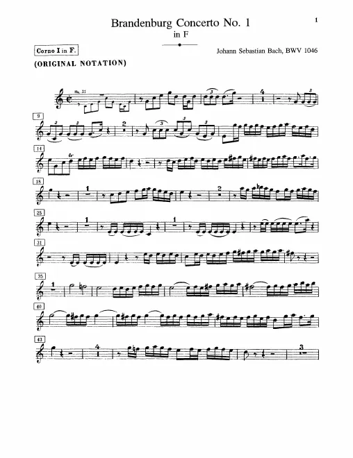 Horn 1, 2 (F, original)