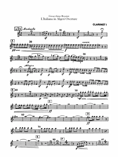 Clarinet 1, 2 (C)