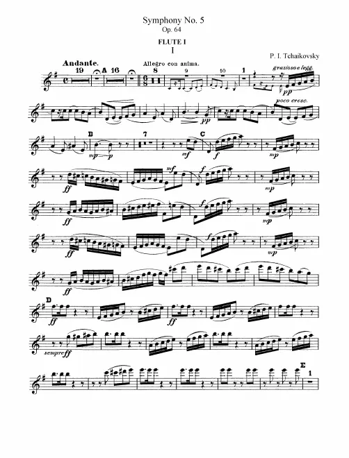 Flute 1, 2, 3/Piccolo