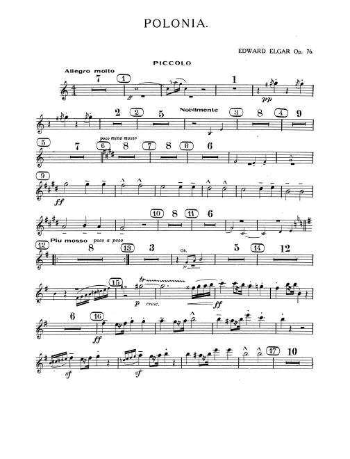 Piccolo, Flute 1/2