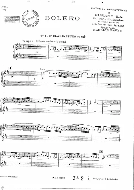 Clarinet 1/2 (B)