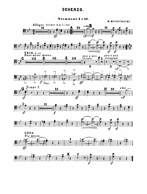 Trombone 1/2, 3