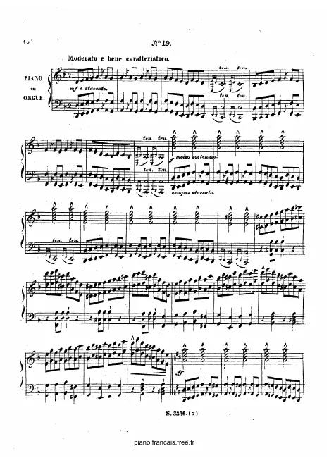 19. Moderato e bene caratteristico