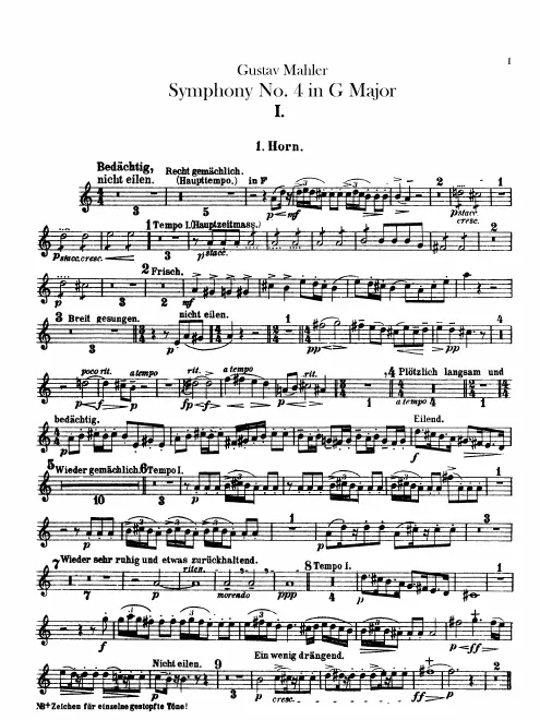 Horn 1 (F)