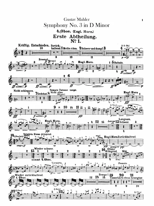 Oboe 4/English Horn