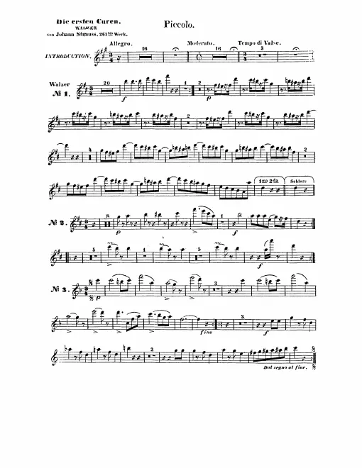 Piccolo, Flute
