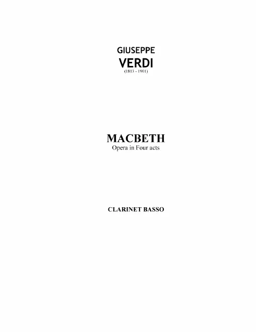 Clarinet 3/Bass Clarinet (A/B/C)