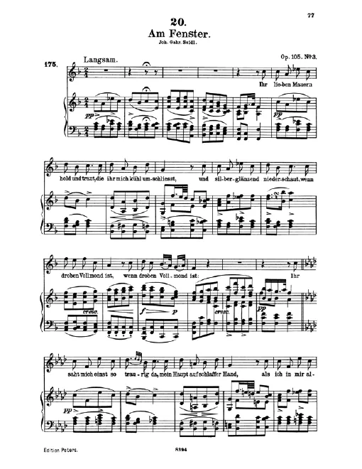 Complete Lieder, Book 3, part 2