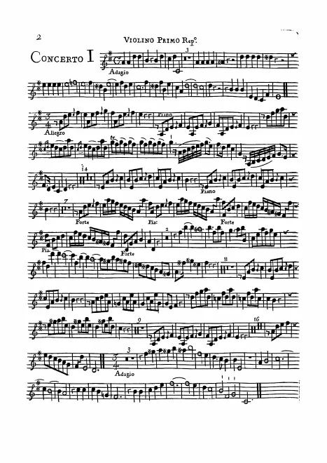 Violins I ripieno