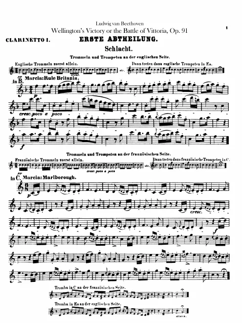 Clarinets 1, 2 (B, C)