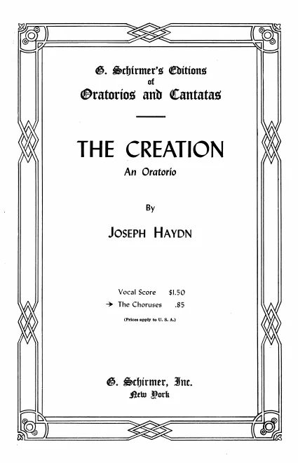 Chorus Score (Choruses only)