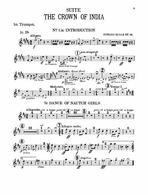 Trumpet, 1, 2, 3 (3rd ad. lib) (B)