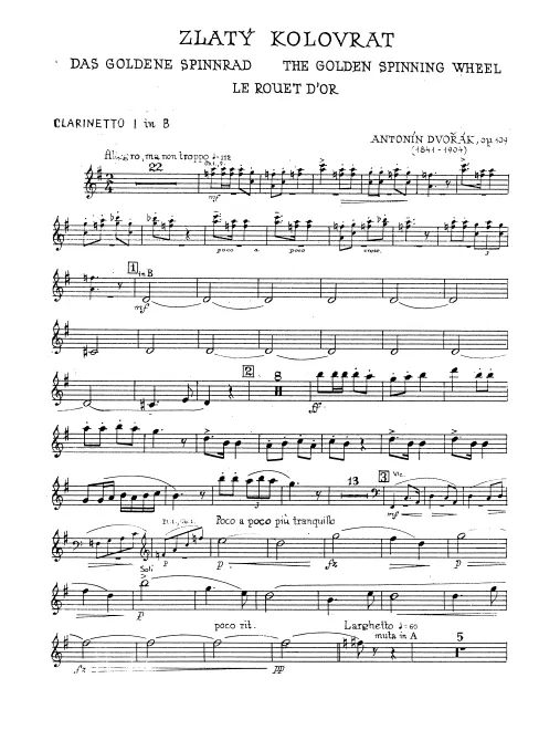 Clarinet 1, 2 (A, B)